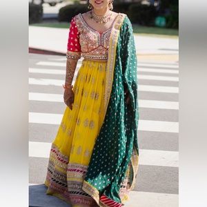 Colorful Lengha